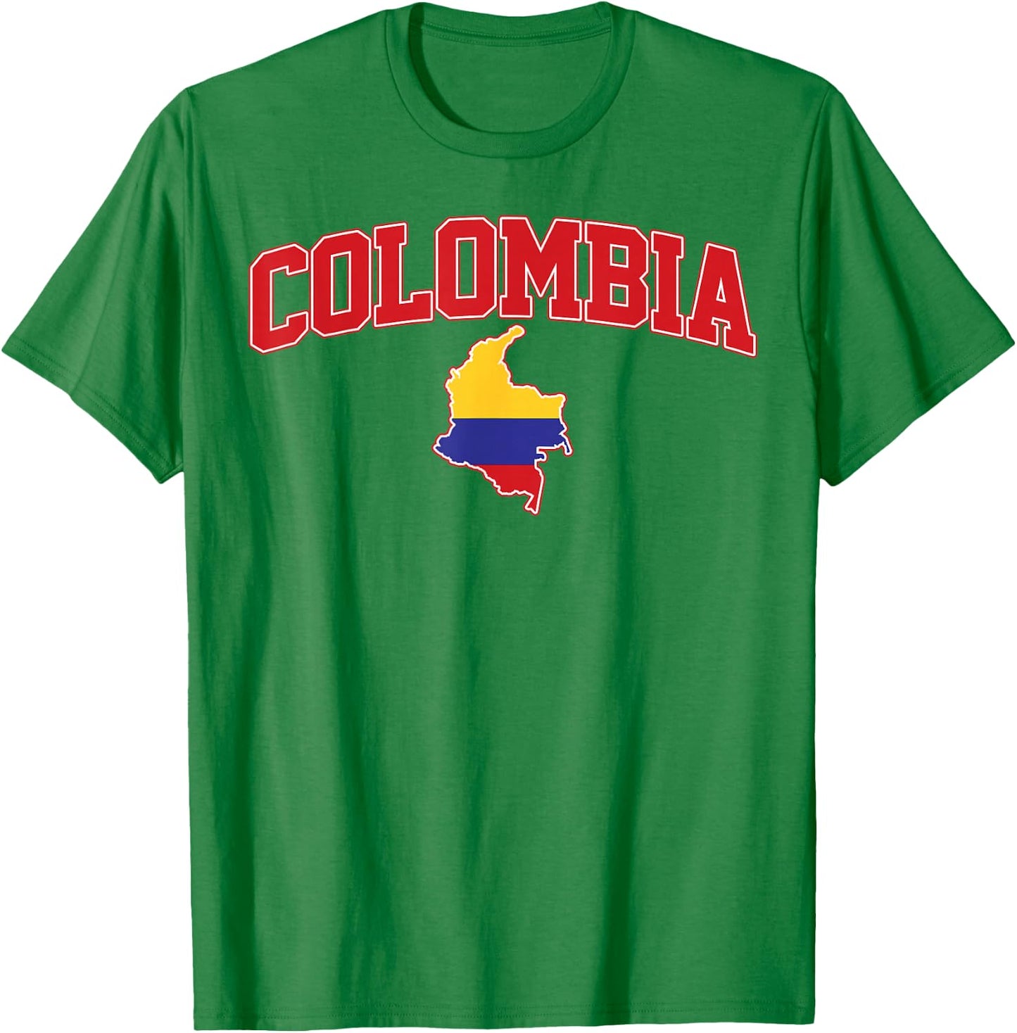 Colombia Country Colombian Flag Women Kids T-Shirt - T-Shirt | Irish Green