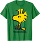 Peanuts Woodstock Sit Down , White, S T-Shirt - T-Shirt | Irish Green