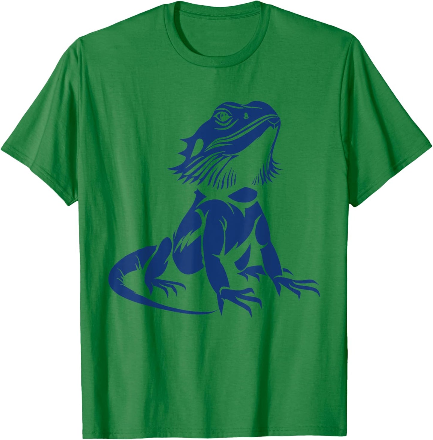 Cute Reptile Lizard Humor Pogona Simple Bearded Dragon T-Shirt - T-Shirt | Irish Green