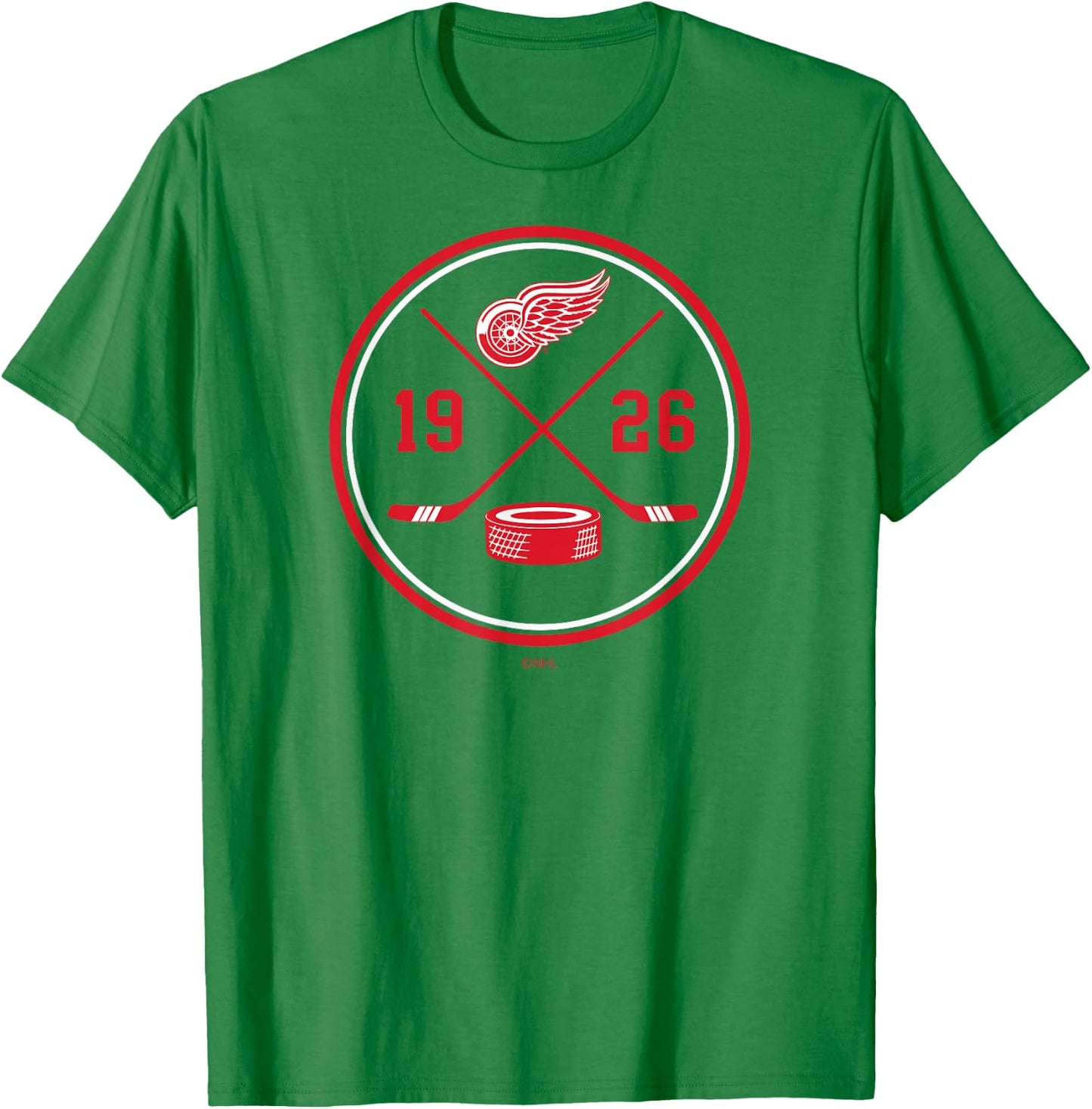 Detroit Red Wings Prize Officially Licensed T-Shirt - T-Shirt | Irish Green