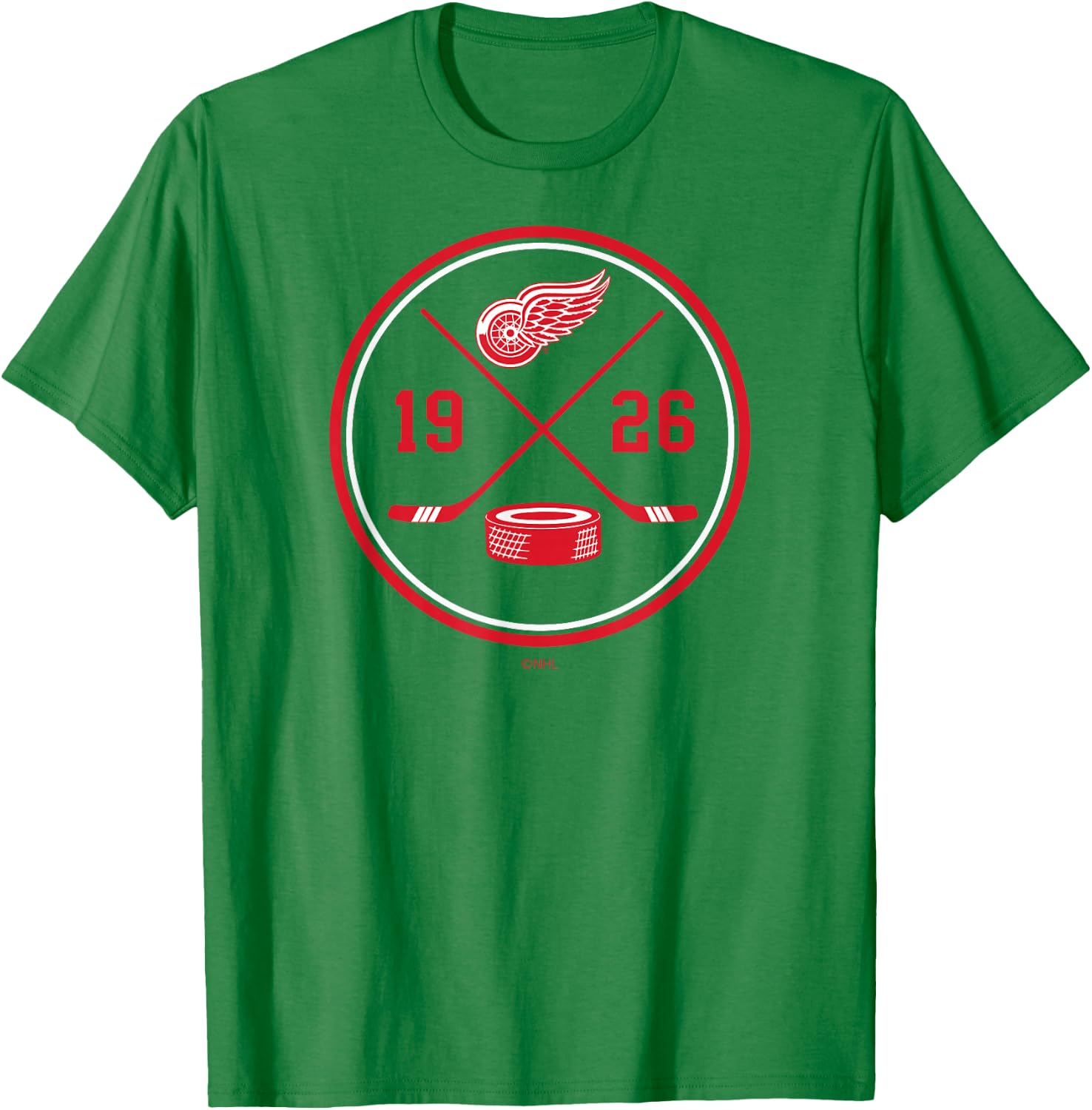 Detroit Red Wings Prize Officially Licensed T-Shirt - T-Shirt | Irish Green