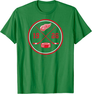 Detroit Red Wings Prize Officially Licensed T-Shirt - T-Shirt | Irish Green