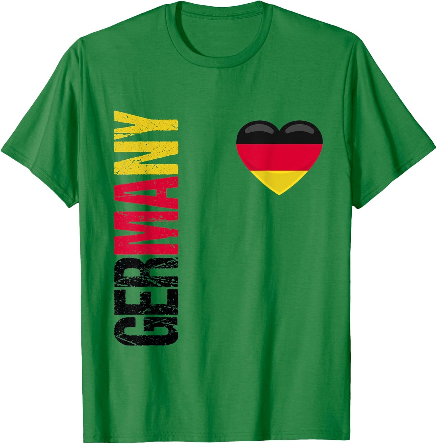 Germany Fußball Deutschland Flagge Trikot T-Shirt - T-Shirt | Irish Green