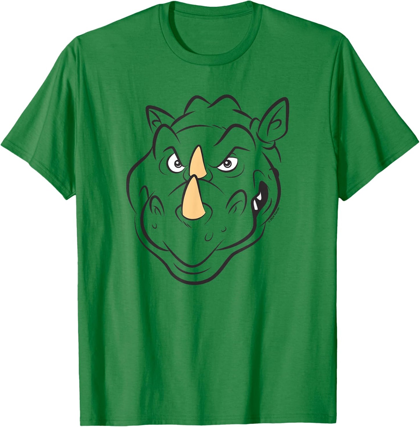 Teenage Mutant Ninja Turtles Rocksteady Face T-Shirt - T-Shirt | Irish Green