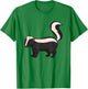 Kids Skunk Shirt For Boys Or Girls | Cute Skunk Gift T-Shirt - T-Shirt | Irish Green