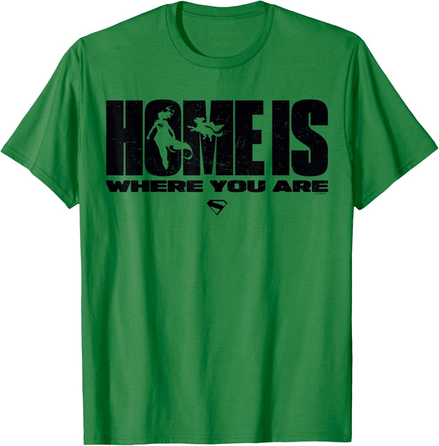 Supergirl (2026) Home is Where You are Kara & Krypto T-Shirt - T-Shirt | Irish Green