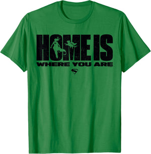 Supergirl (2026) Home is Where You are Kara & Krypto T-Shirt - T-Shirt | Irish Green