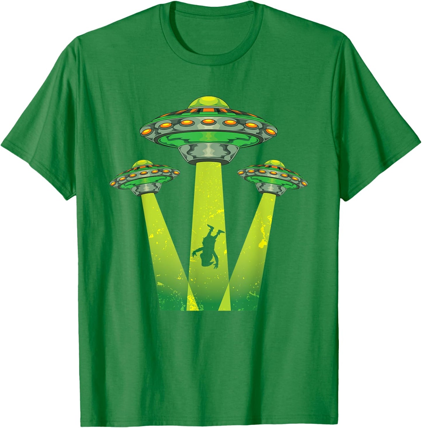 Alien Extraterrestrial Gnome UFO Abduction Nordic Gnome T-Shirt - T-Shirt | Irish Green