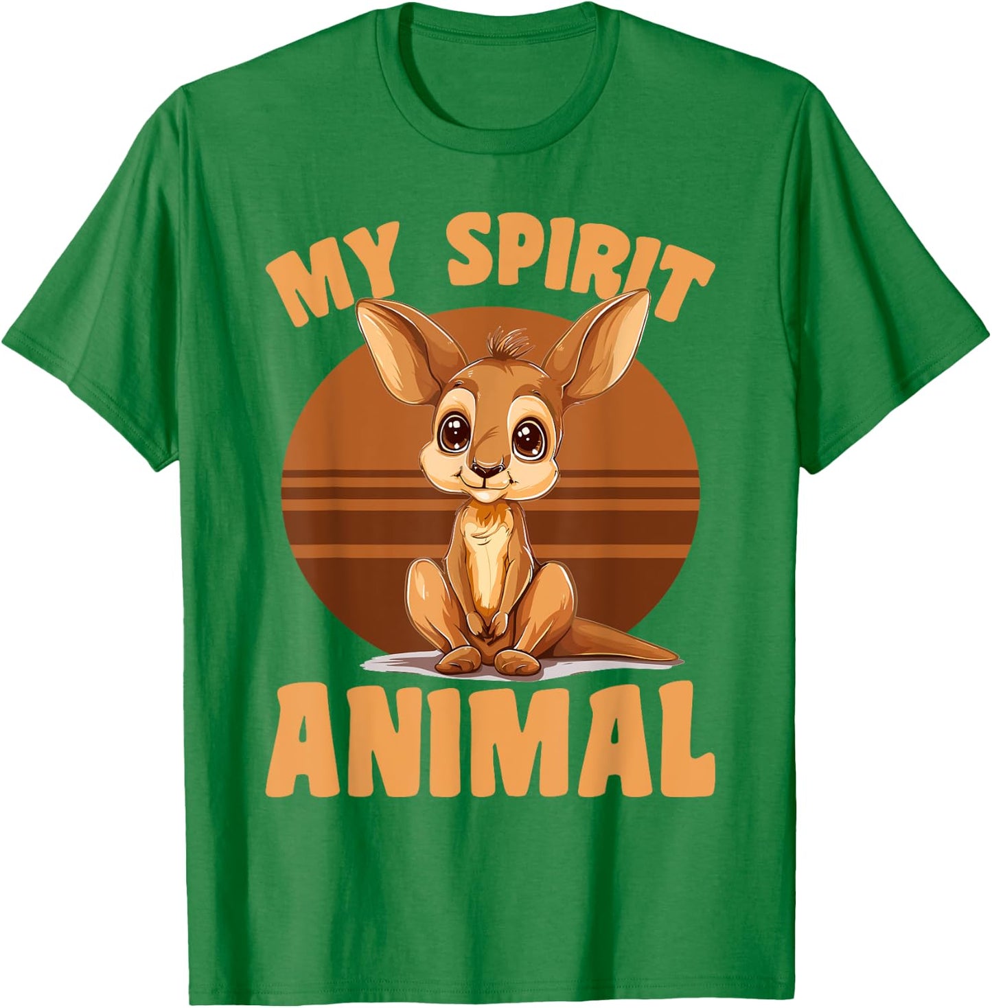 Funny Kangaroo Australia Animal my spirit animal T-Shirt - T-Shirt | Irish Green