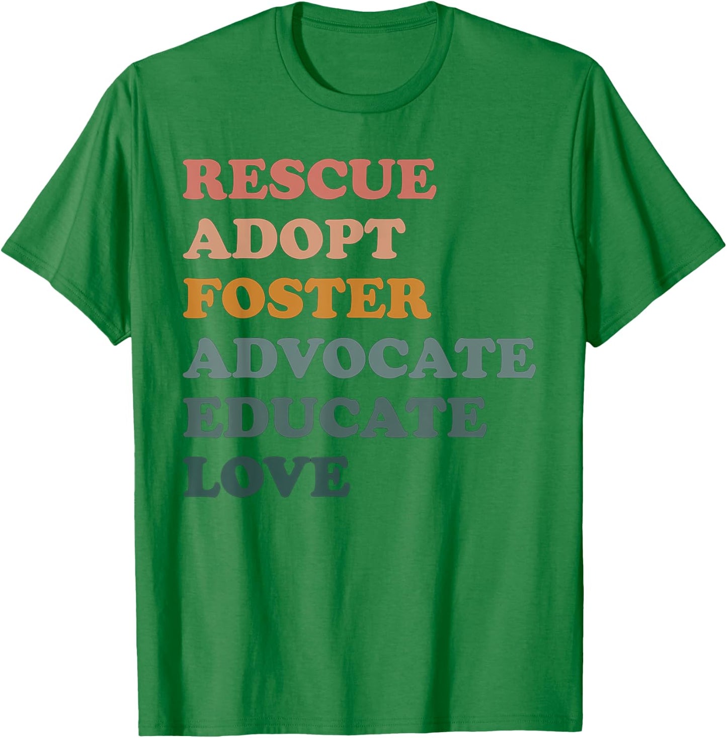 Rescue Adopt Foster Pet Dog Lover Dog Mom Adoption Women T-Shirt - T-Shirt | Irish Green