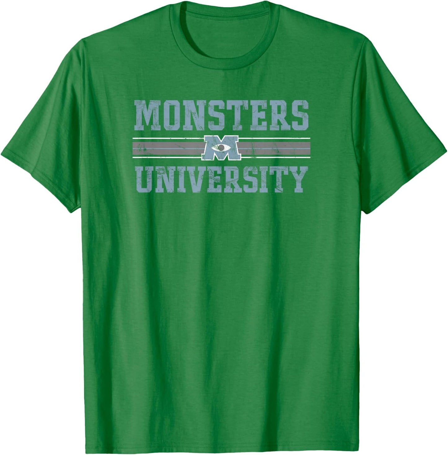 Disney Pixar Monsters University Simple Boarder Collegiate T-Shirt - T-Shirt | Irish Green