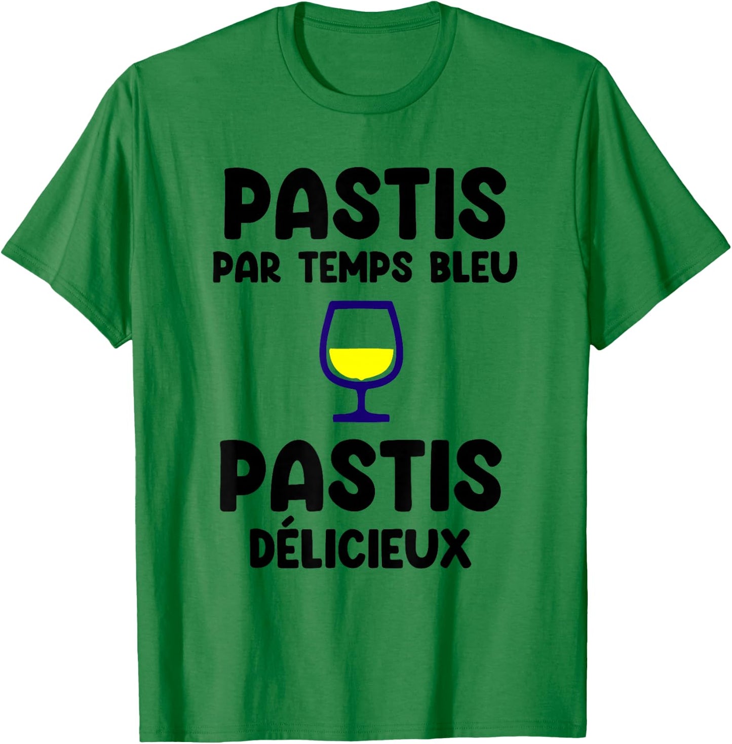 Pastis par Temps Bleu Pastis délicieux apéro T-Shirt - T-Shirt | Irish Green