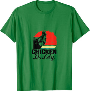 Chicken Duck Daddy Shirts Hard Daddy Shirts Chicken T-Shirt - T-Shirt | Irish Green