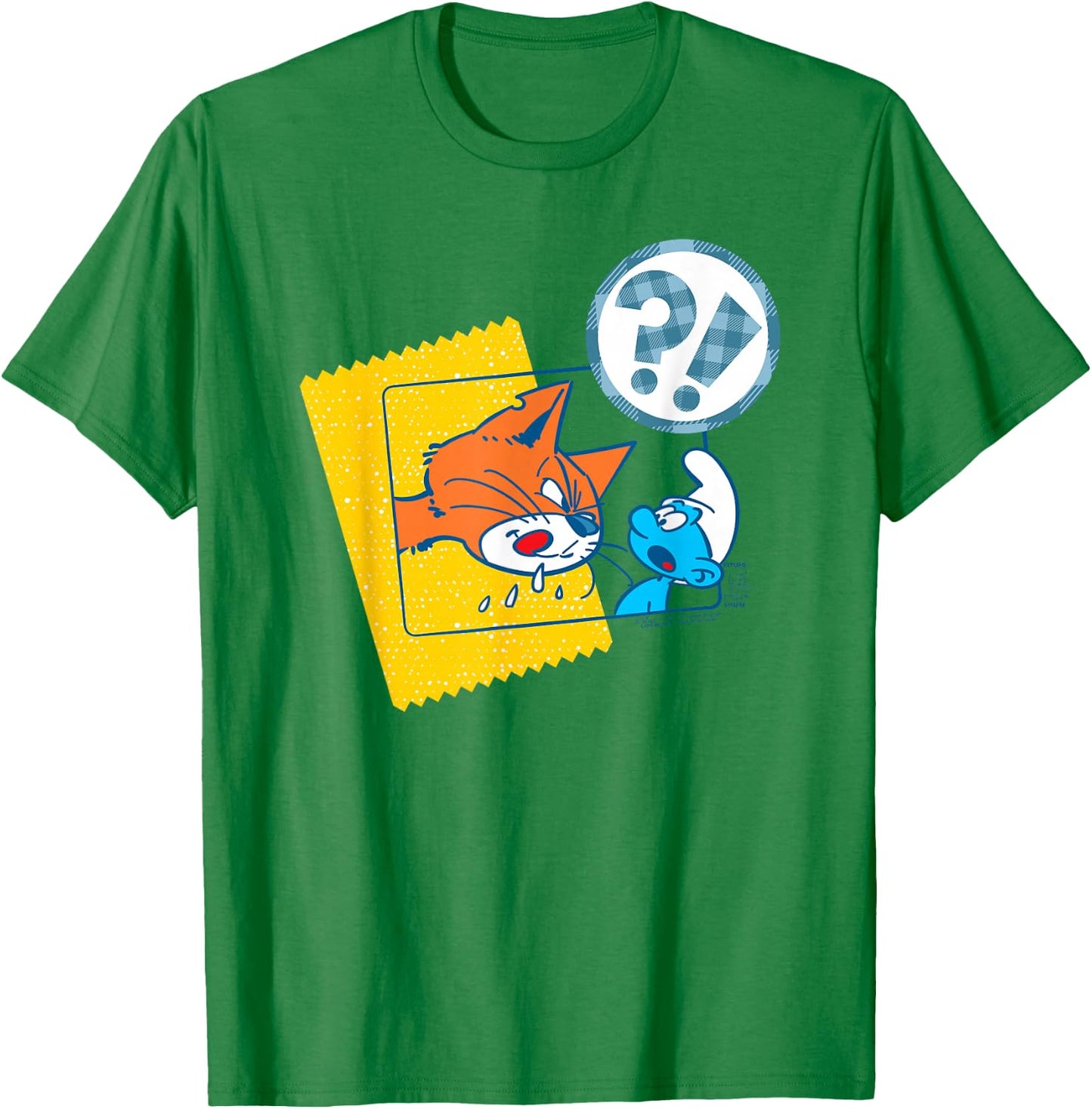 The Smurfs Azrael's Ready for Dinner T-Shirt - T-Shirt | Irish Green
