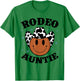 Rodeo Auntie Western Rodeo Cowboy Birthday Party Matching T-Shirt - T-Shirt | Irish Green