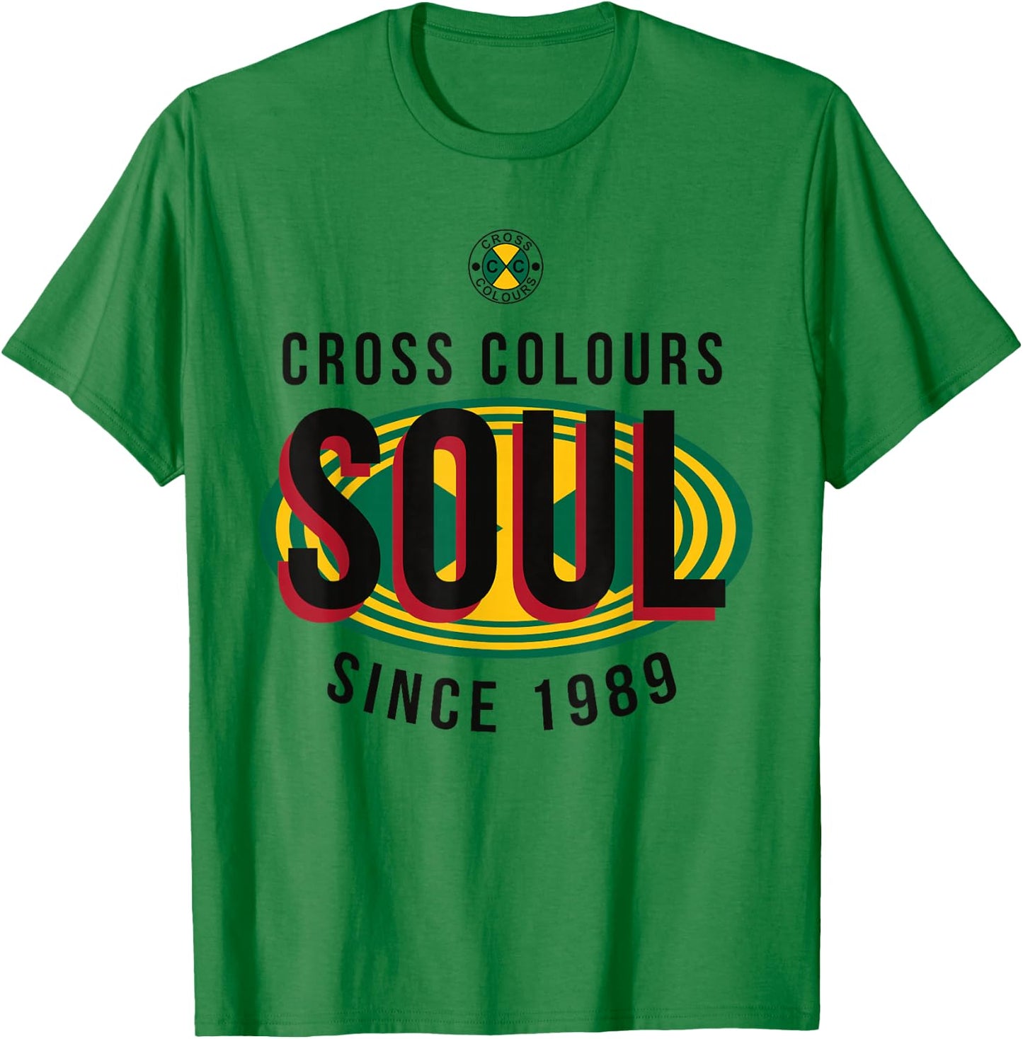 Soul | Retro-Grafik der 1990er Jahre Vintage T-Shirt - T-Shirt | Irish Green