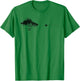 Graphic Fly Fishing Hook Line - Fish Yellow Perch , gray T-Shirt - T-Shirt | Irish Green