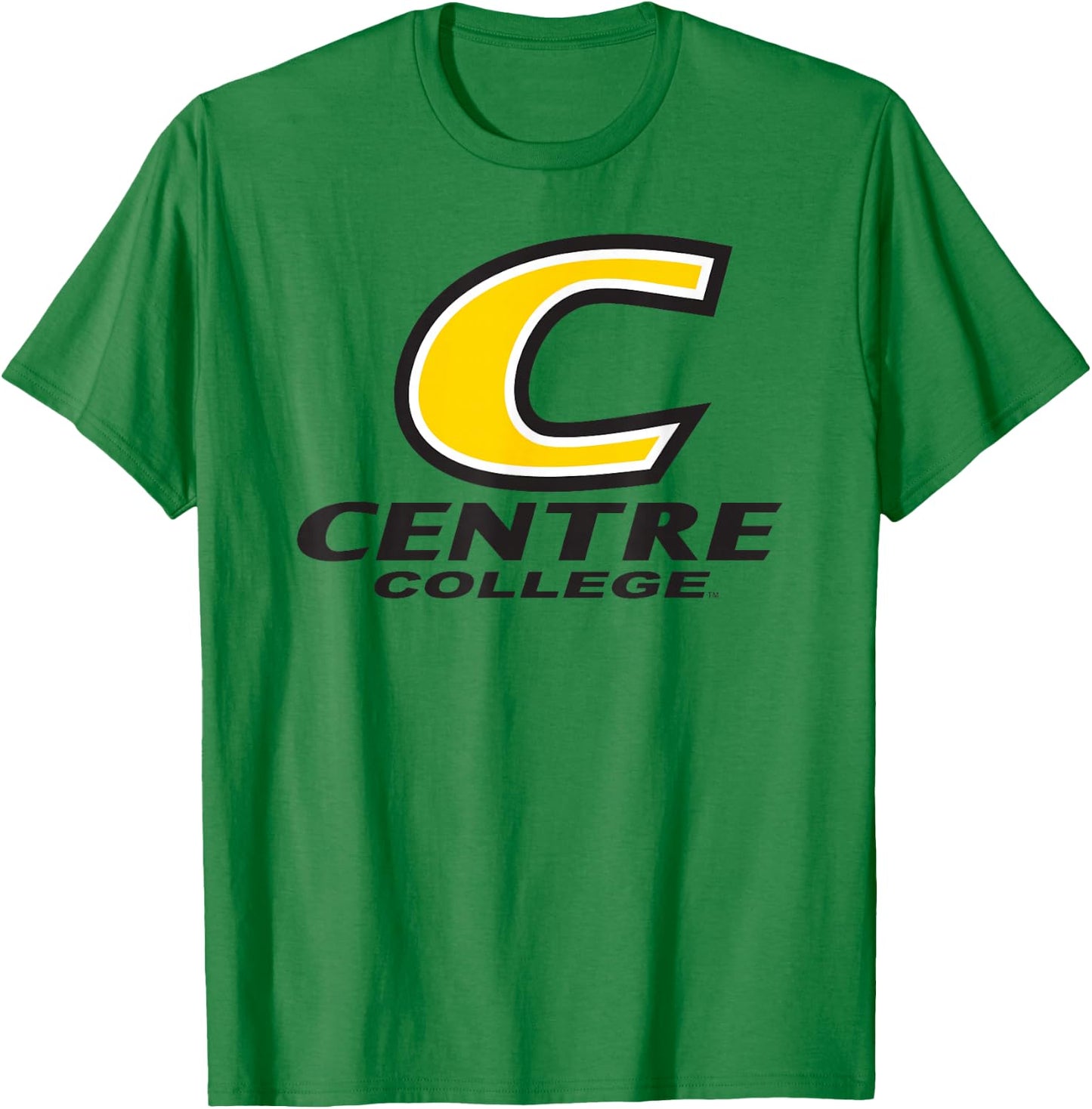 Centre College Colonels Stacked C Logo T-Shirt - T-Shirt | Irish Green