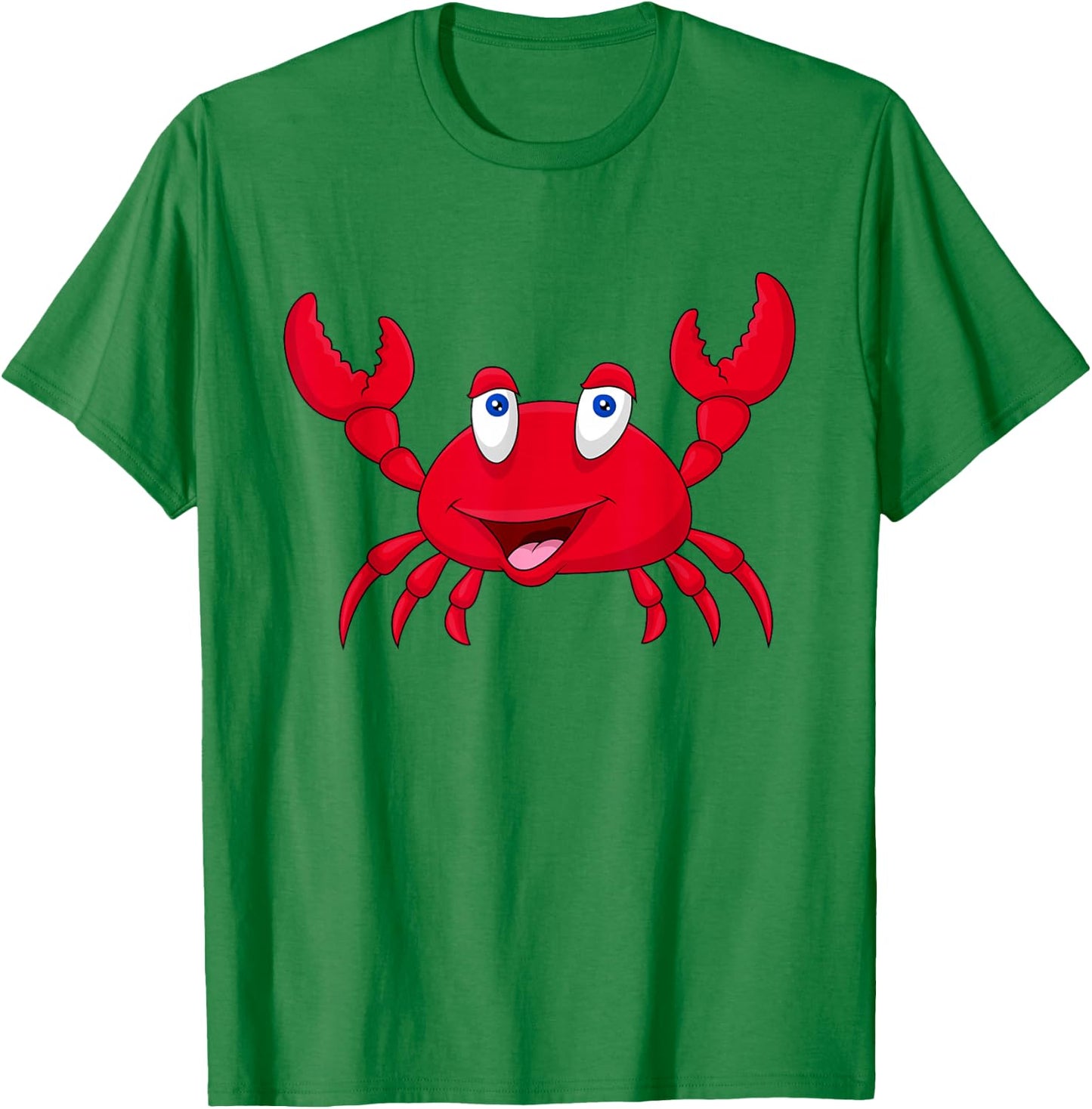 Children's Red Crab Motif T-Shirt - T-Shirt | Irish Green
