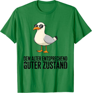 Dem Alter Entsprechend Guter Zustand Möwe T-Shirt - T-Shirt | Irish Green