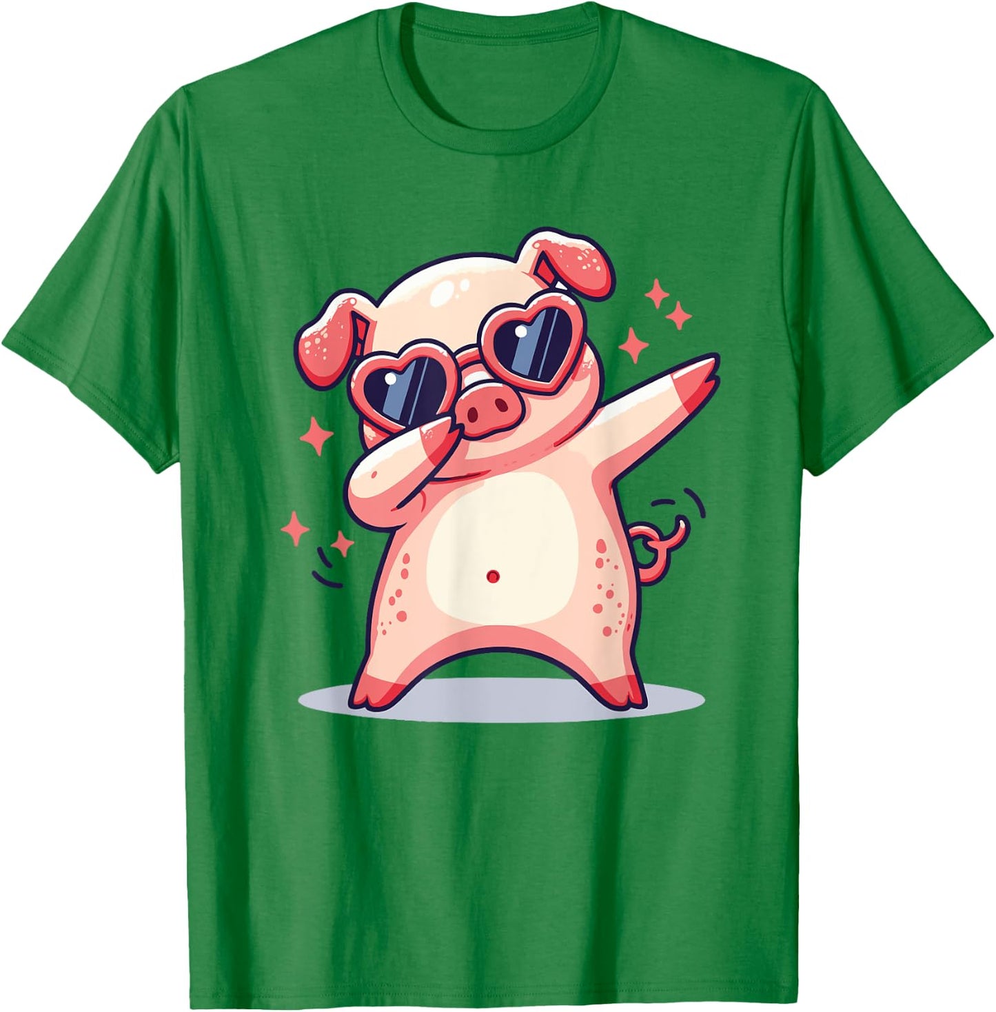 Dabbing Pig Dab Dance Pig Lovers Farmer T-Shirt - T-Shirt | Irish Green