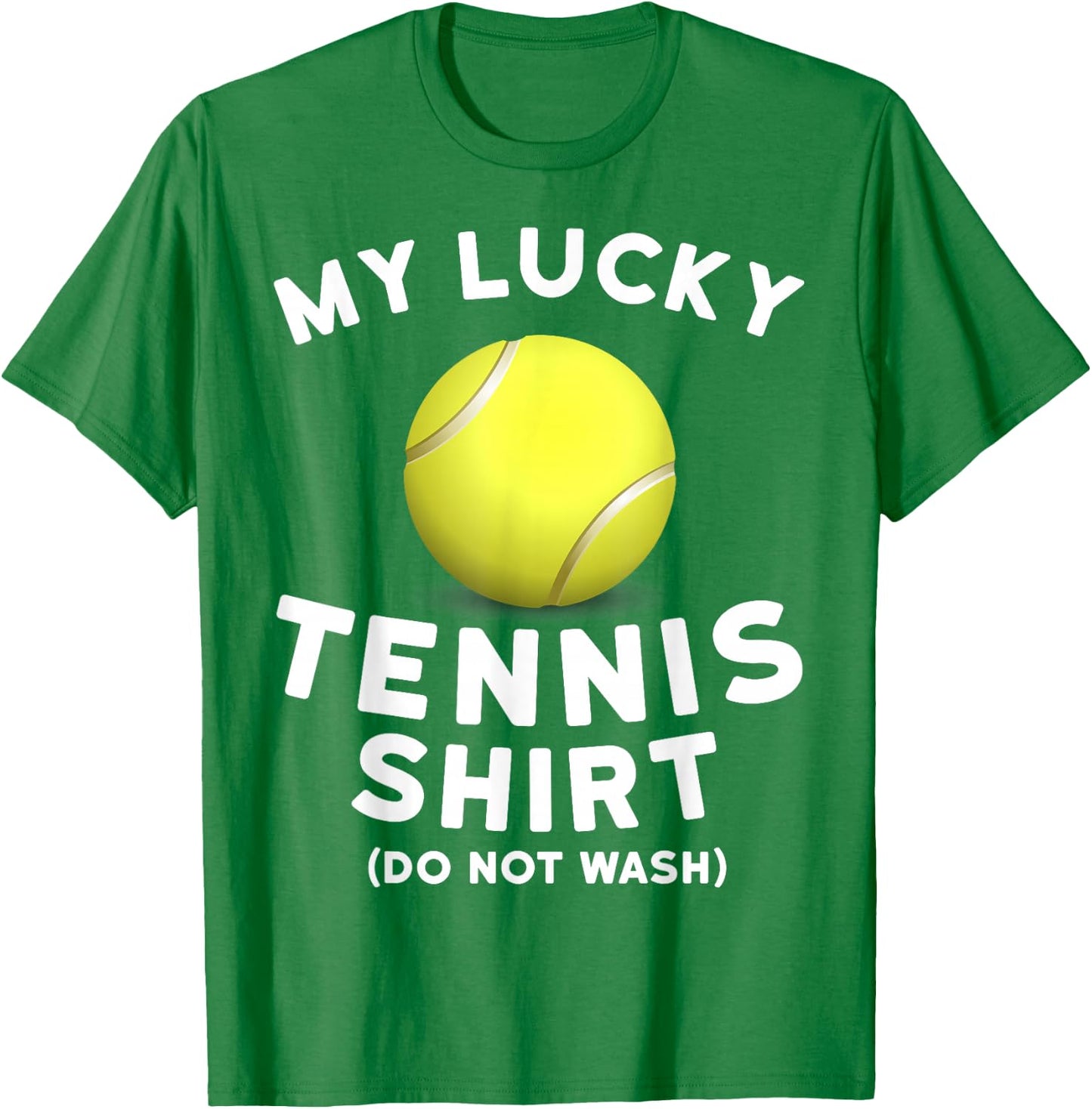 My Lucky Tennis Shirt Funny Tennis Shirt for Tennis Players T-Shirt - T-Shirt | Irish Green