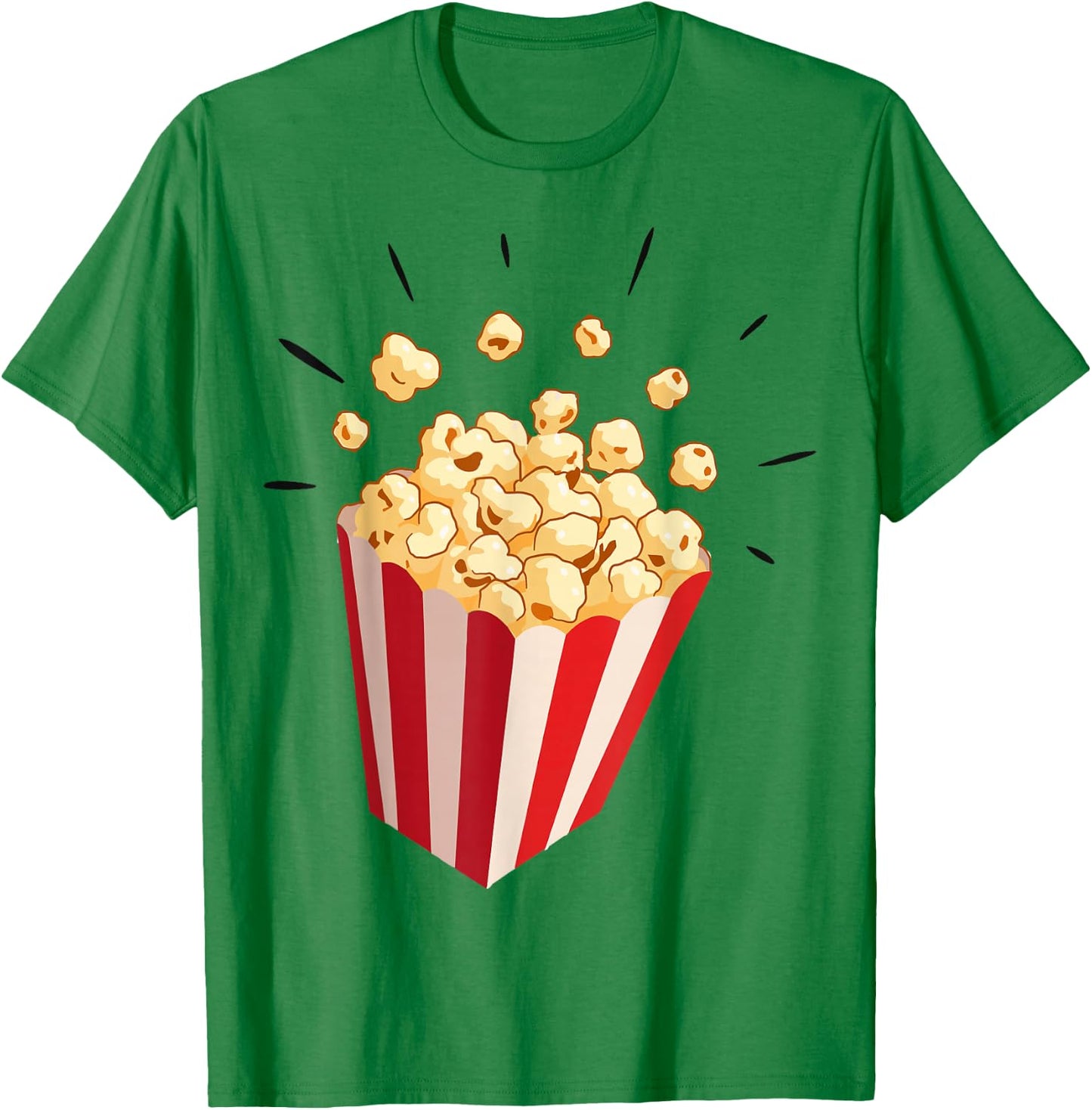 Retro Popcorn Costume for Carnival Fancy Dress , White T-Shirt - T-Shirt | Irish Green