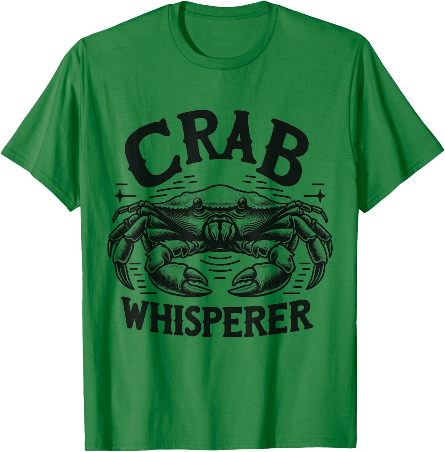 Crab Whisperer Vintage - Classic Crabbing & Fishing T-Shirt - T-Shirt | Irish Green