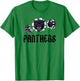 Panther Pride Black Text High School Spirit Fan Wear T-Shirt - T-Shirt | Irish Green