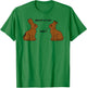 Mein po tut weh! Was? Lustiger Schokoladenhase Meme Ostern , White T-Shirt - T-Shirt | Irish Green