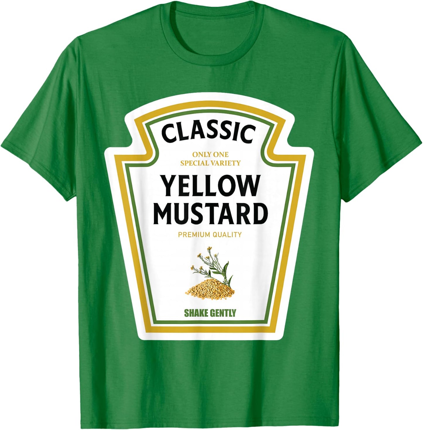Mustard Halloween 2023 Costume Family Ketchup Team Family , yellow T-Shirt - T-Shirt | Irish Green