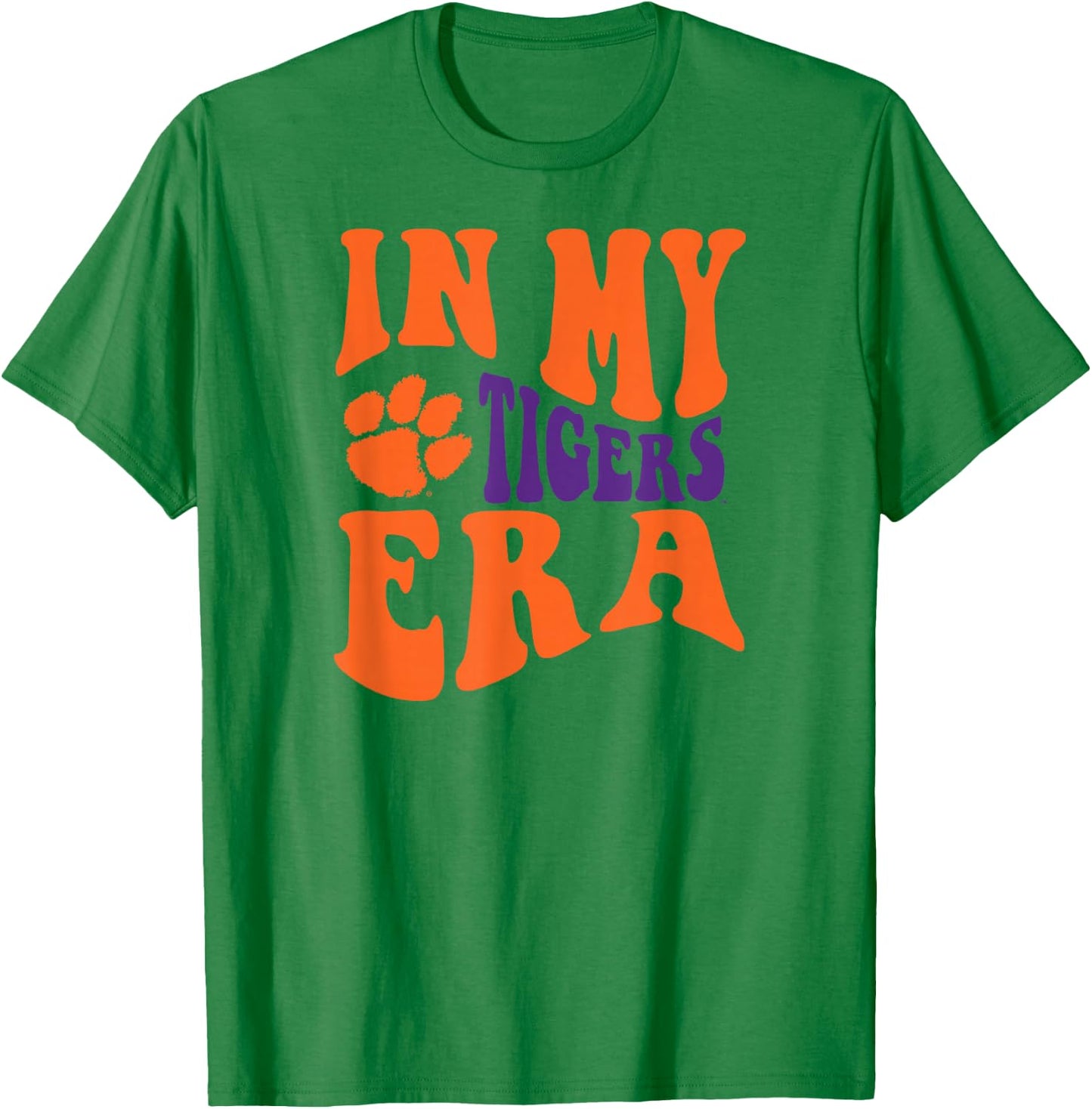 Clemson Tigers Era White Officially Licensed T-Shirt - T-Shirt | Irish Green