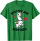 Spitters are Quitters Funny Alpaca Llama Meme Adult Humor T-Shirt - T-Shirt | Irish Green