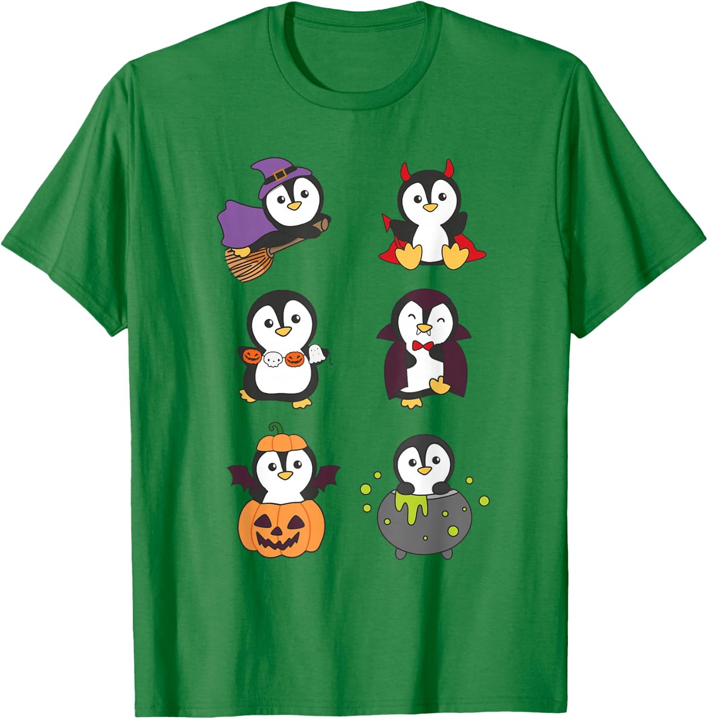 Penguin Halloween Costume Penguins Halloween T-Shirt - T-Shirt | Irish Green