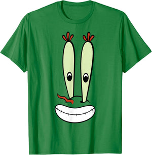 Spongebob Squarepants Halloween Mr. Krabs Big Face Costume T-Shirt - T-Shirt | Irish Green
