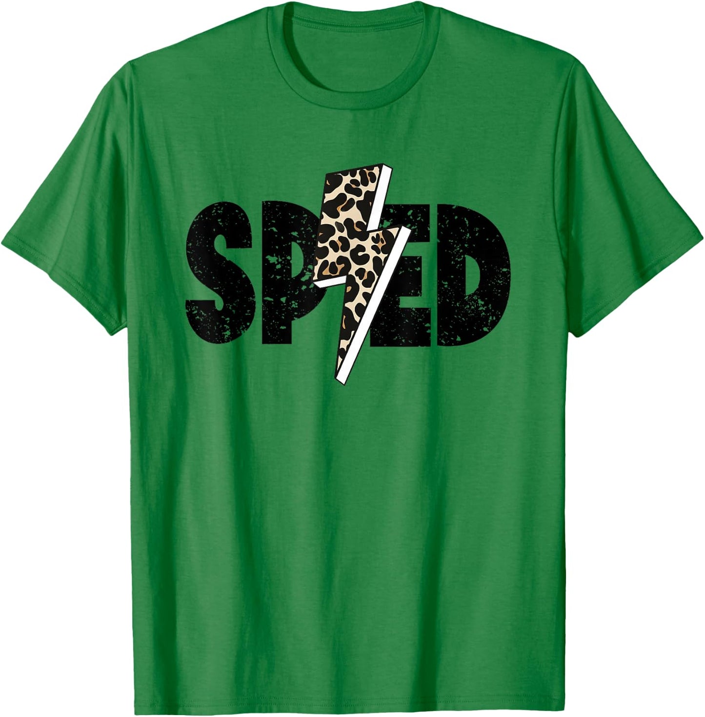 Leopard Sped Squad Special Ed Teacher Back To School 2023 T-Shirt - T-Shirt | Irish Green