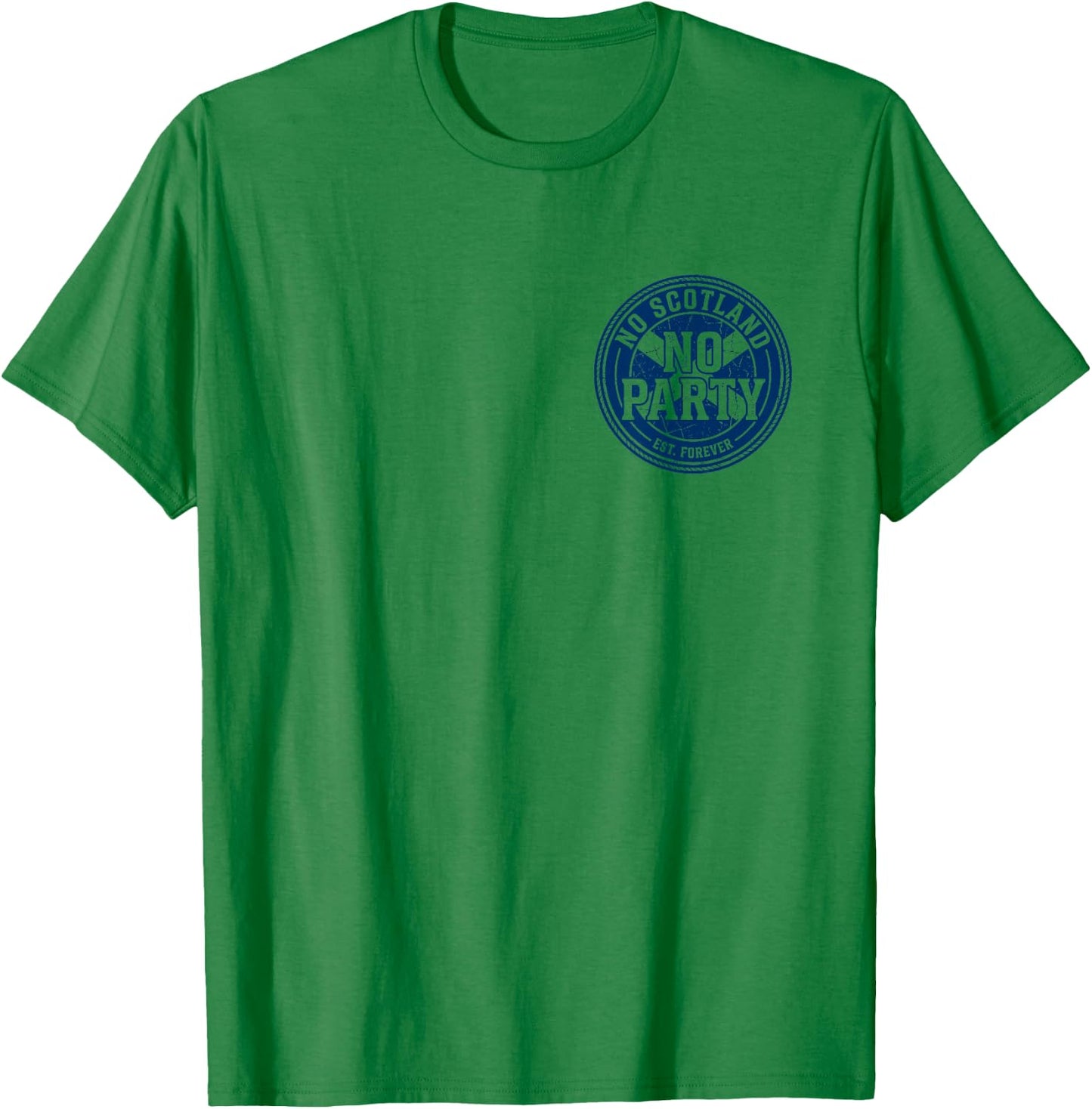 No Scotland No Party Football Proud Scottish Fan Pub T-Shirt - T-Shirt | Irish Green