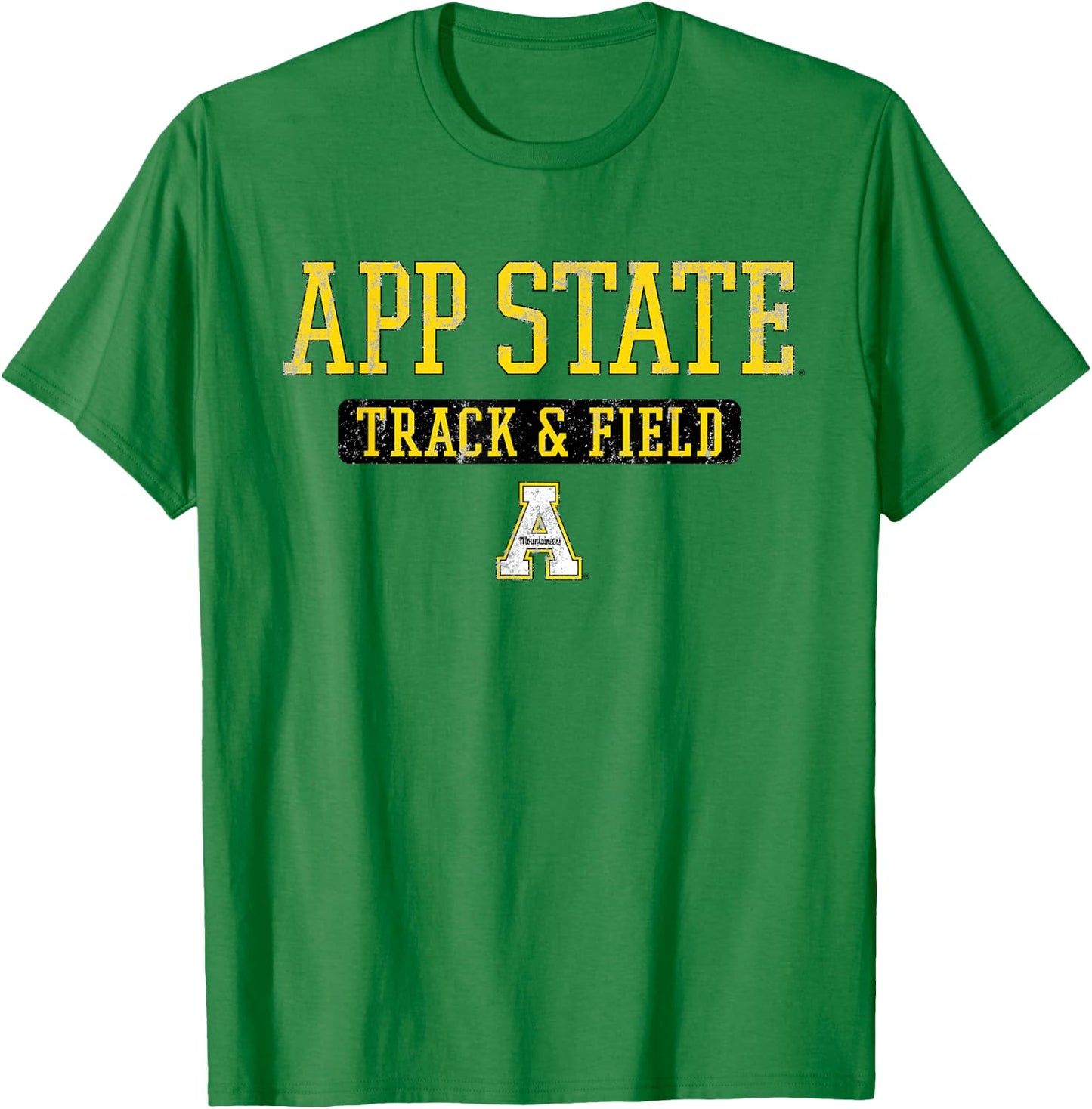 App State Vintage Team Track & Field - App State T-Shirt - T-Shirt | Irish Green