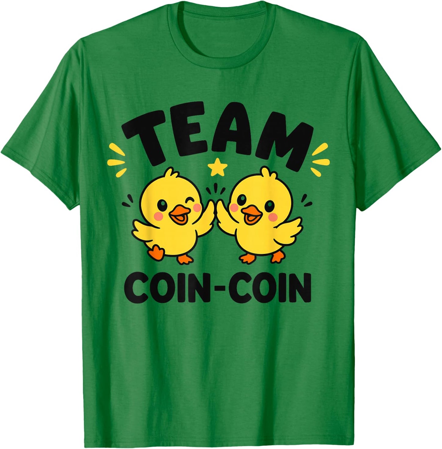 Citation Canard Enfant Humour Canard Team Coin-Coin T-Shirt - T-Shirt | Irish Green