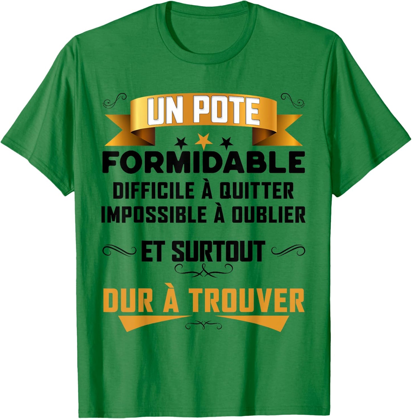Un Pote Formidable Gift Best Boyfriend Super Friend Man , white, S T-Shirt - T-Shirt | Irish Green