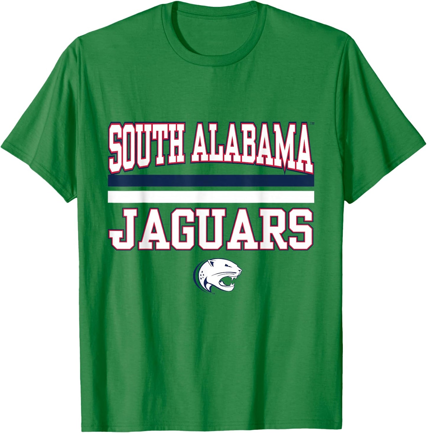 South Alabama Jaguars NCAA | VNPUSTAL301 T-Shirt - T-Shirt | Irish Green