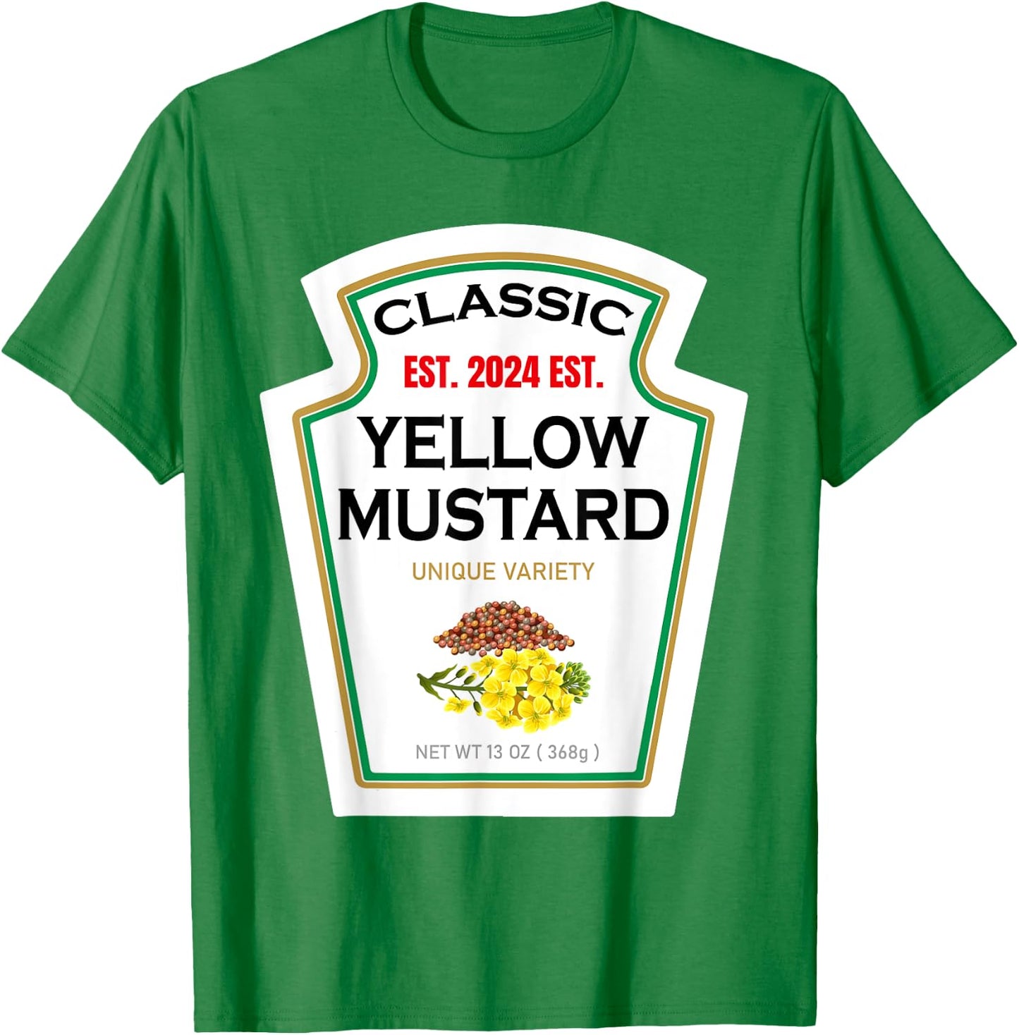 Yellow Mustard DIY Halloween Costume Couples & Group Mayo T-Shirt - T-Shirt | Irish Green
