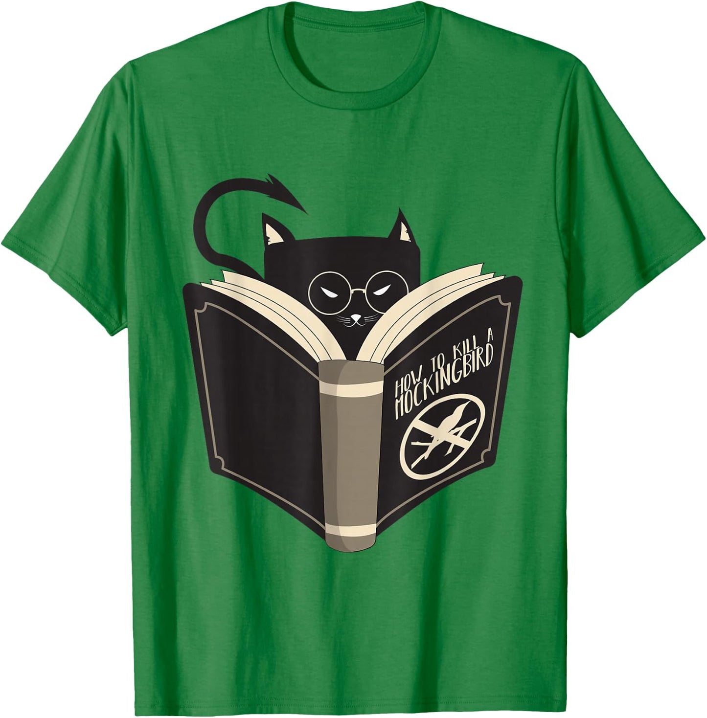 How to Kill a Mockingbird Cat T-Shirt - T-Shirt | Irish Green