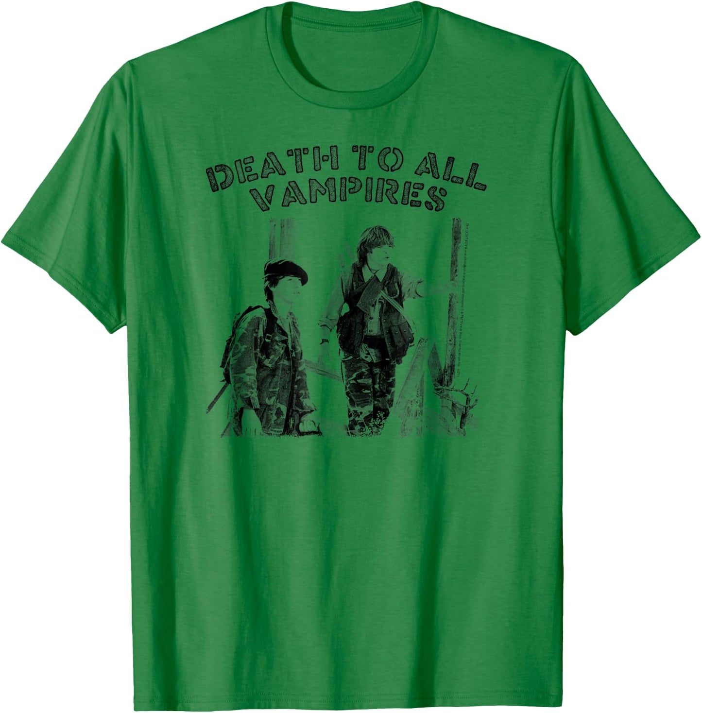 The Lost Boys Death To All Vampires T-Shirt - T-Shirt | Irish Green