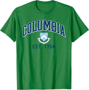 Columbia Classic Arch Crest EST. 1754 Grey | Columbia , grey, S T-Shirt - T-Shirt | Irish Green