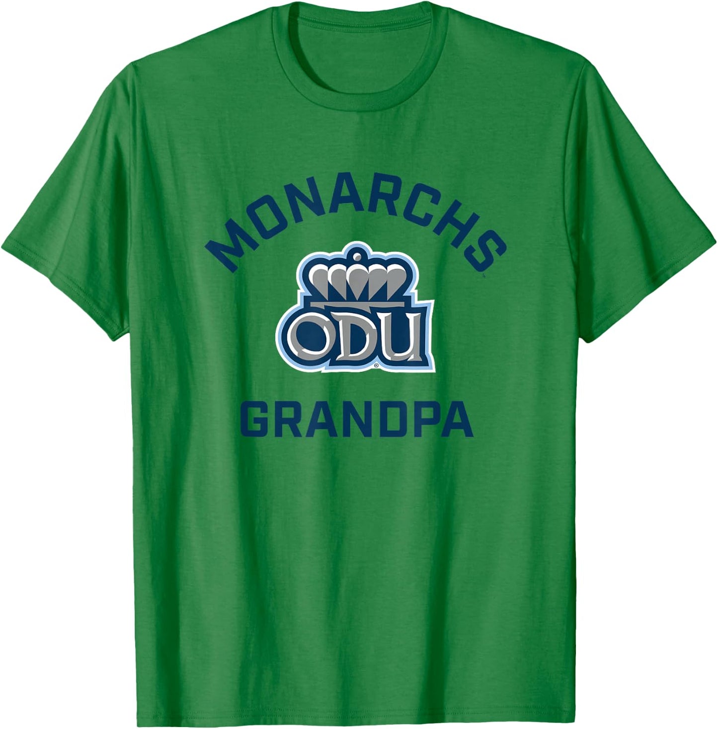 Old Dominion University ODU Monarchs Arched Grandpa T-Shirt - T-Shirt | Irish Green