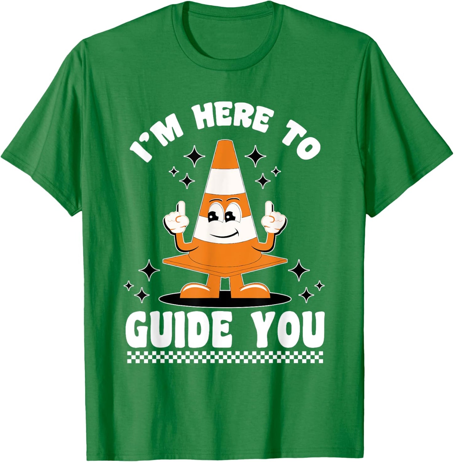 Halloween Traffic Cone Costume Safety Road Cone T-Shirt - T-Shirt | Irish Green