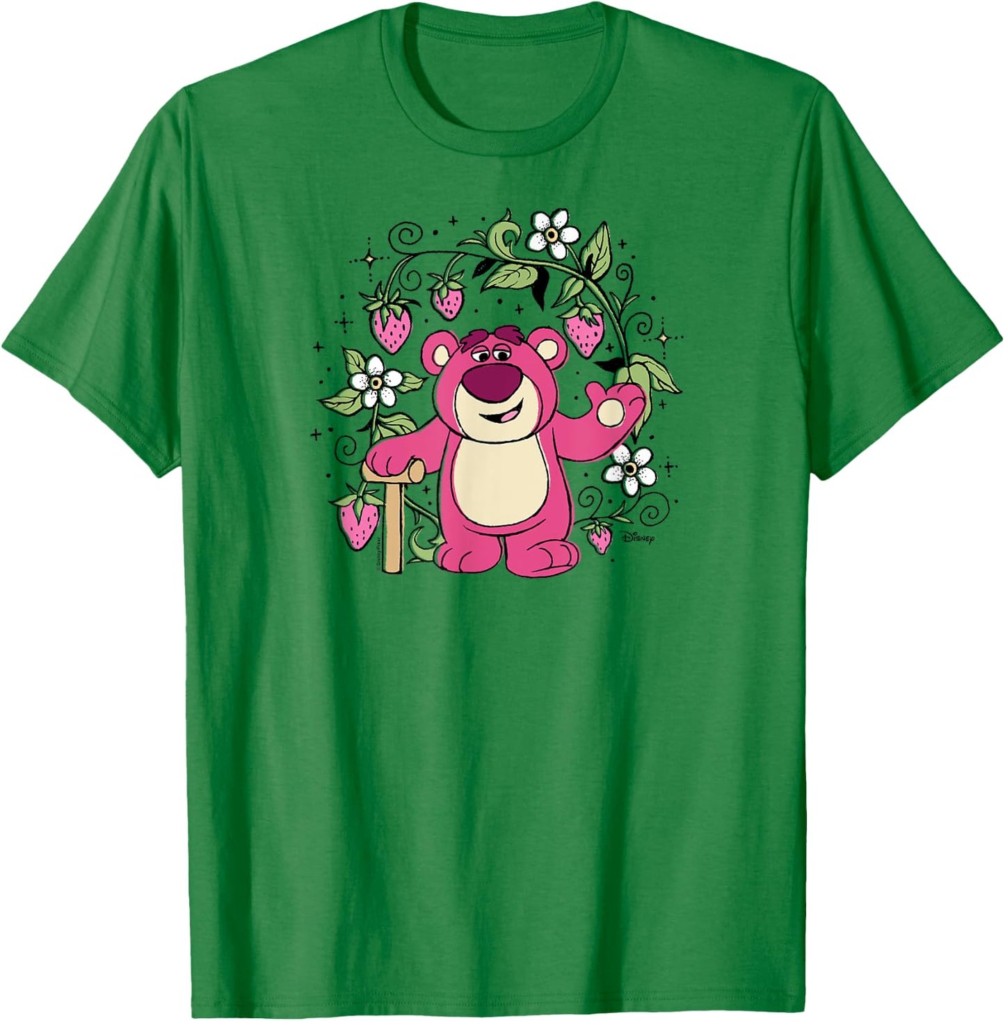 Toy Story - Lotso Strawberry Scented Bear T-Shirt - T-Shirt | Irish Green