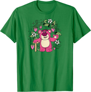 Toy Story - Lotso Strawberry Scented Bear T-Shirt - T-Shirt | Irish Green