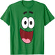 Spongebob Squarepants Halloween Patrick Smiling Face Costume T-Shirt - T-Shirt | Irish Green